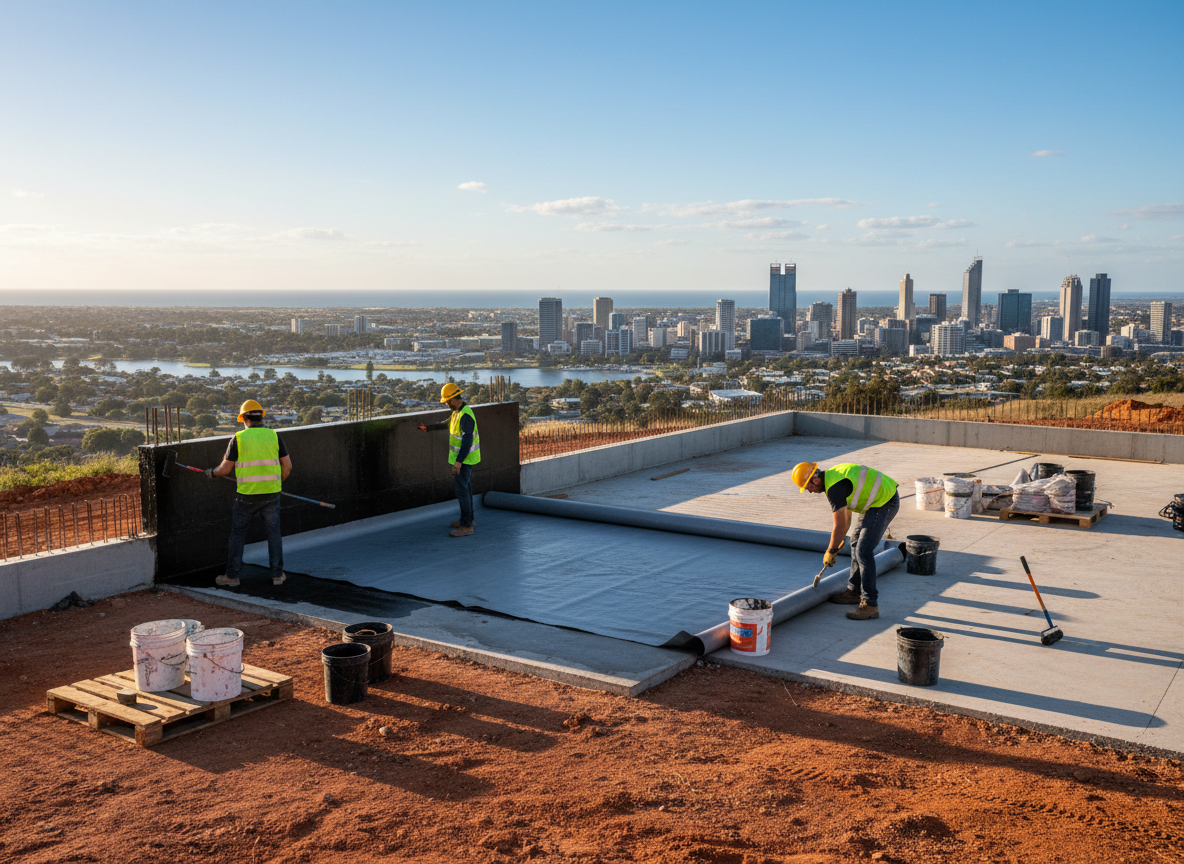 waterproofing work by Waterproofing Perth in Perth, Western Australia